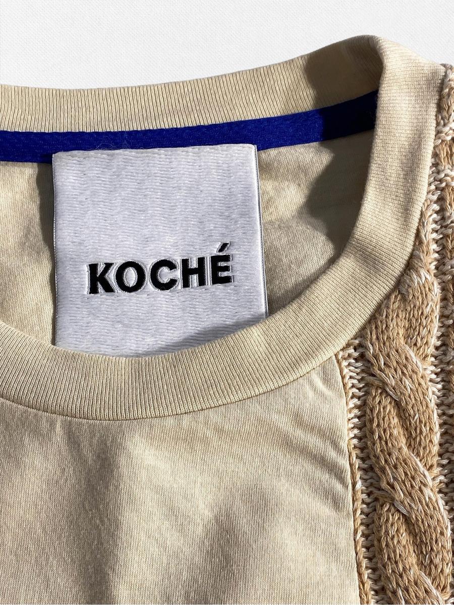 ニットドッキングTシャツ