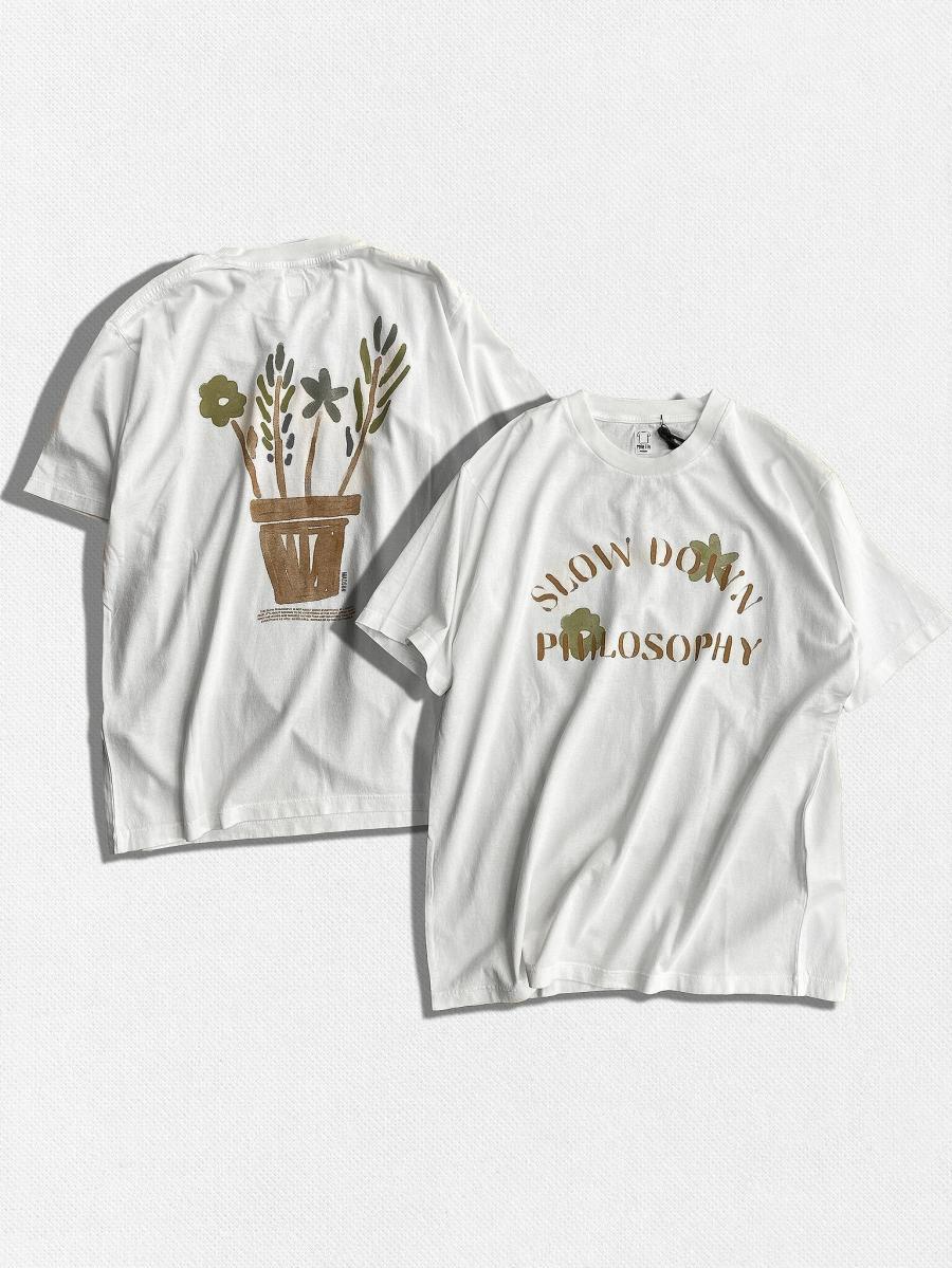メッセージプリントTシャツ