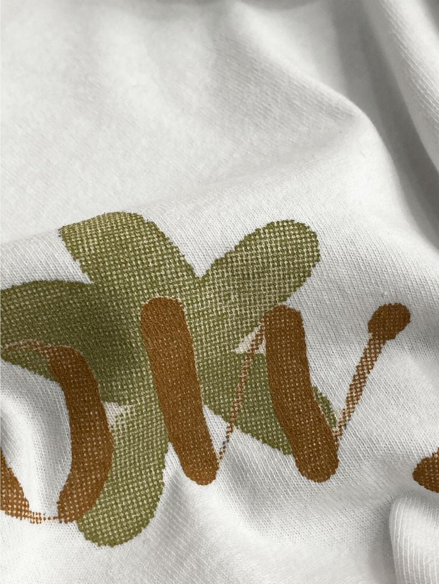 メッセージプリントTシャツ