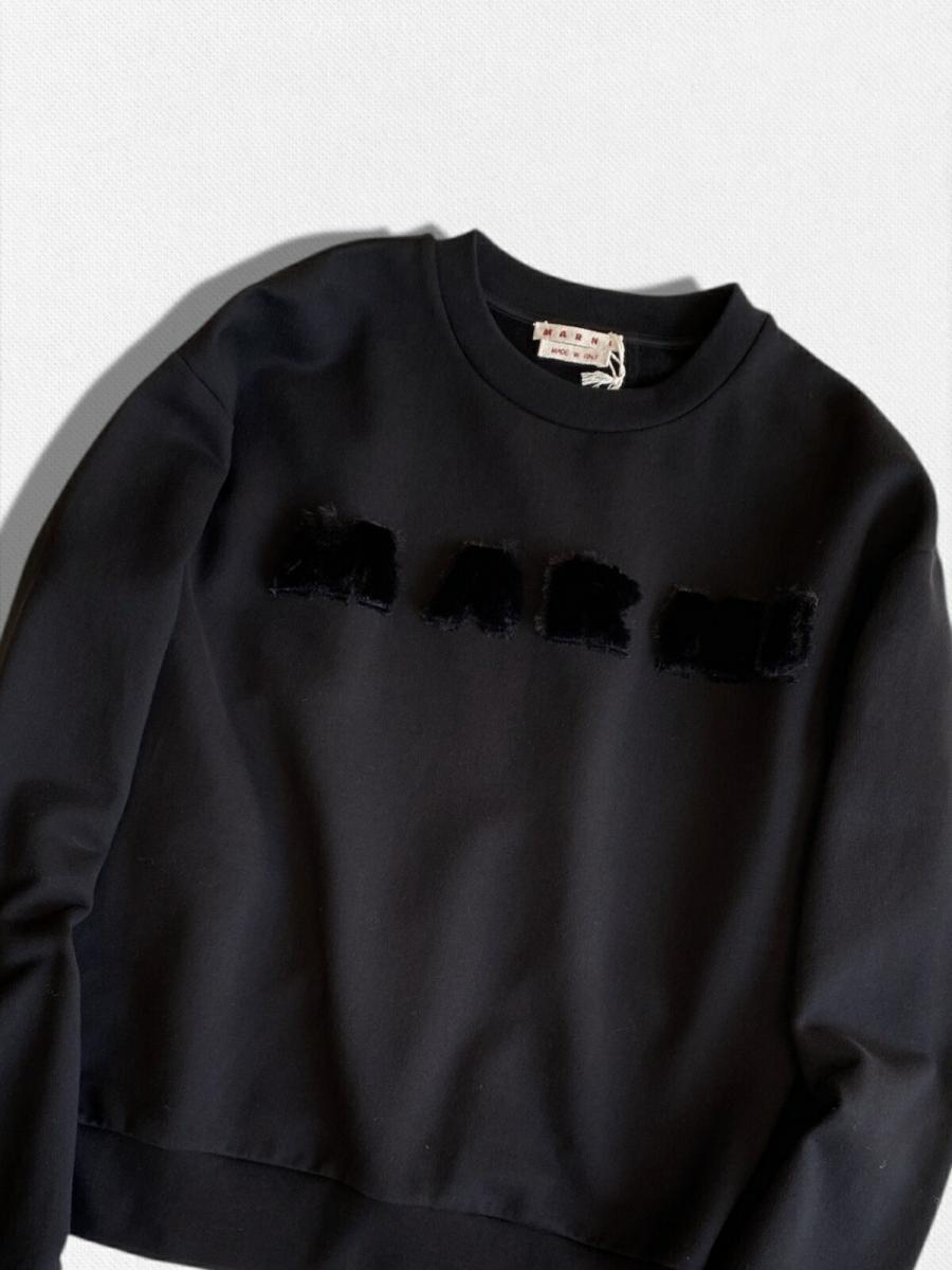 ロゴ入りクルーネックトレーナー