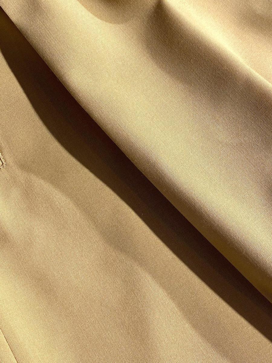 トロピカルウール製フレアワイドパンツ