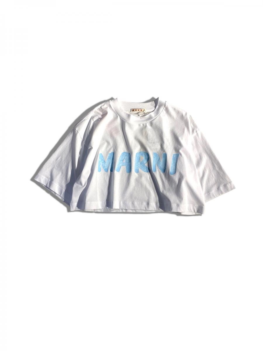 クロップド丈クルーネックTシャツ