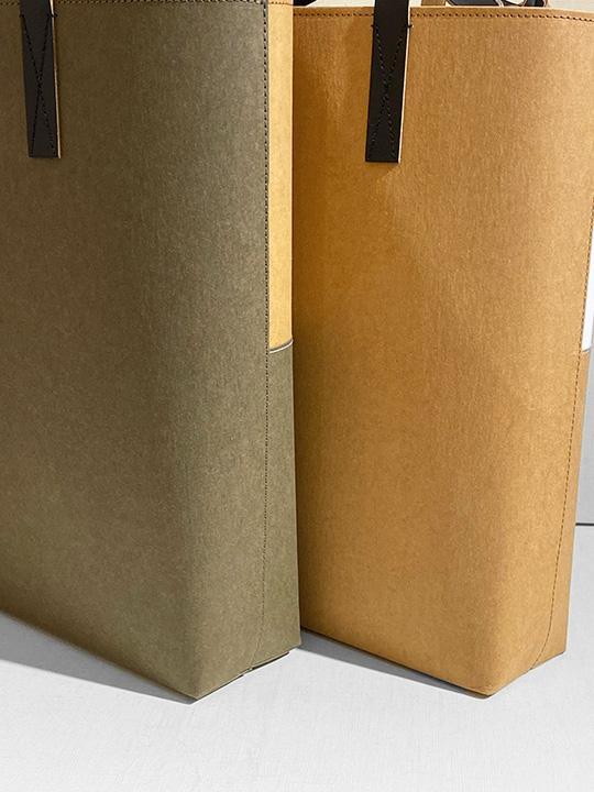 バイカラーロゴトートバッグ