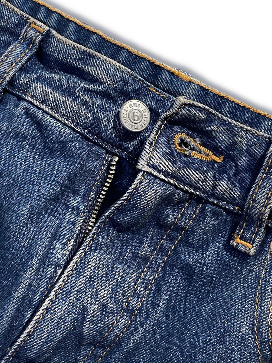 ディストレスドデニムパンツ