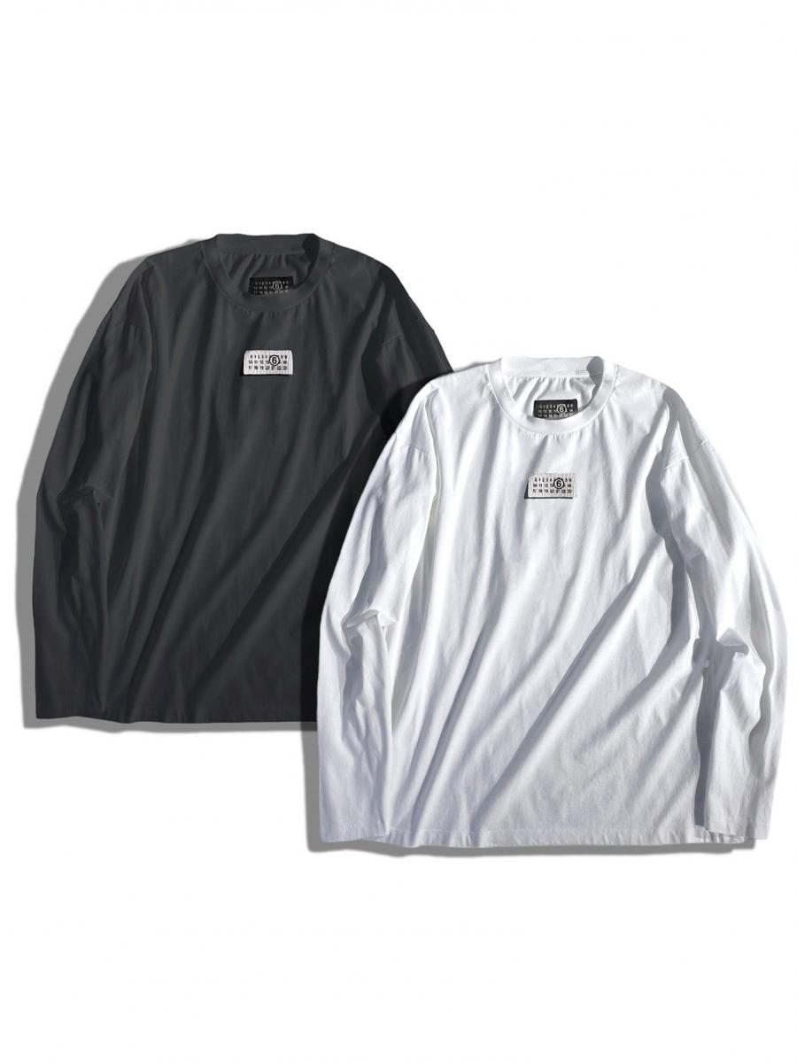 クルーネックロングＴシャツ