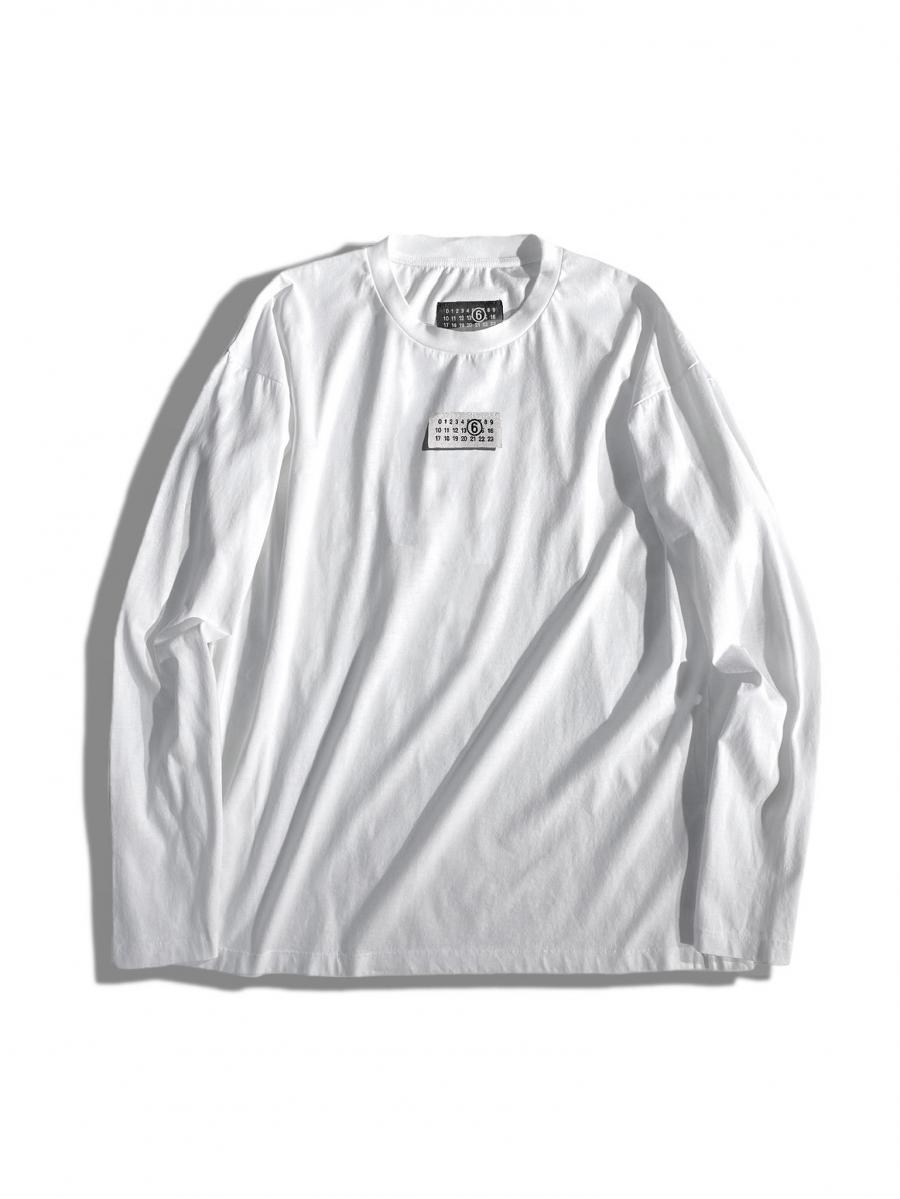 クルーネックロングＴシャツ