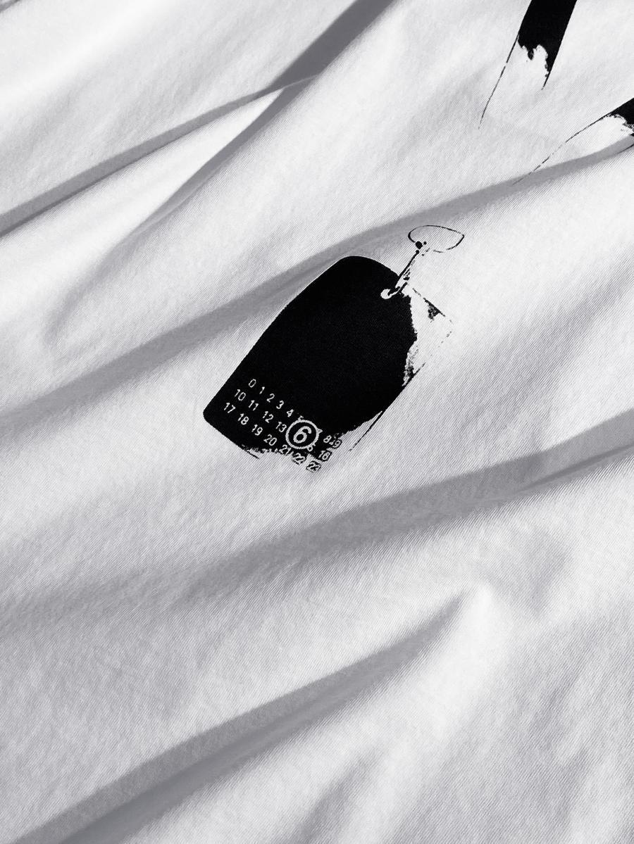 プリントクルーネックＴシャツ