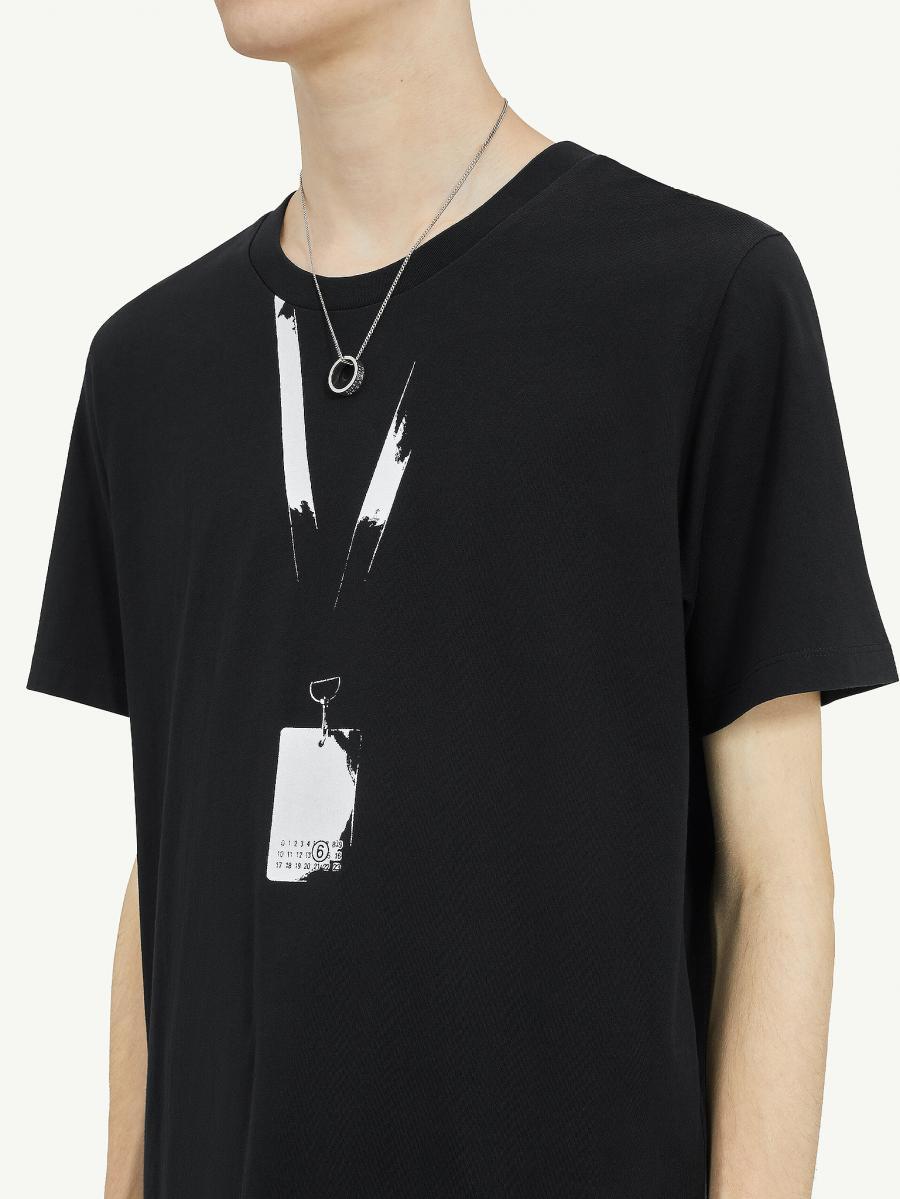 プリントクルーネックＴシャツ