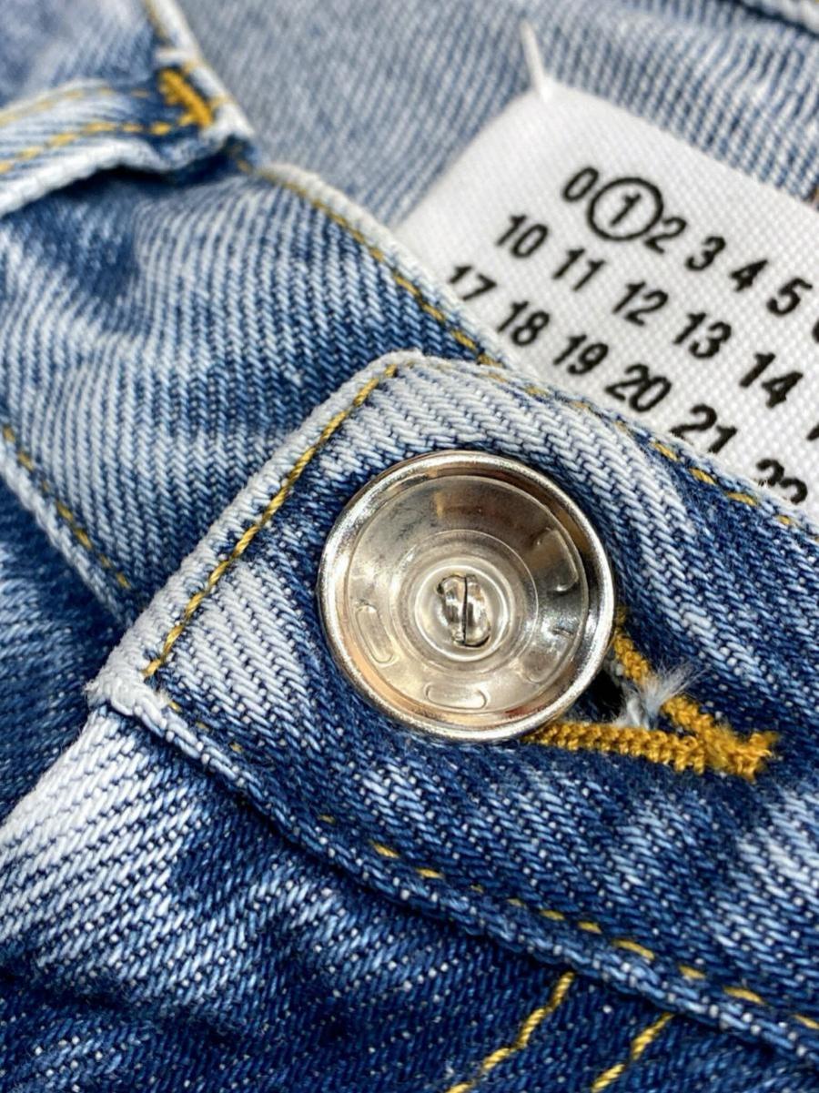 コントラストポケットデニムパンツ