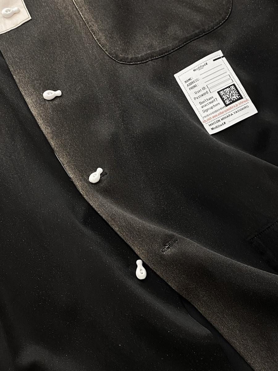 ヴィンテージ加工ボーリングシャツ
