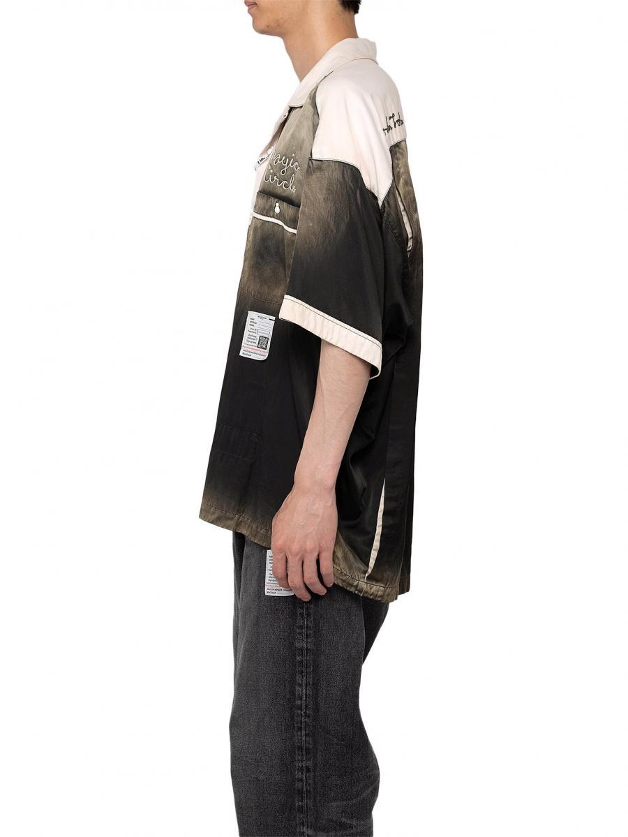 ヴィンテージ加工ボーリングシャツ