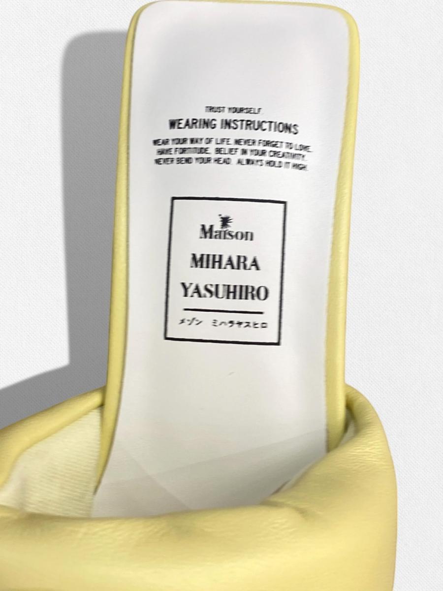 ダックヒールレザーサンダル