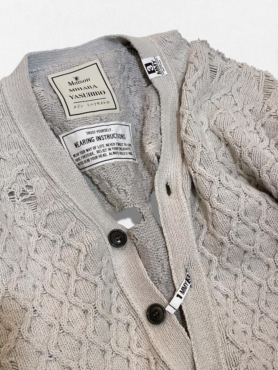 サンフェードデストロイカーディガン