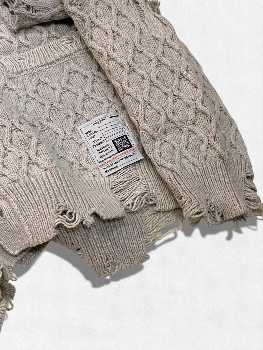 サンフェードデストロイカーディガン