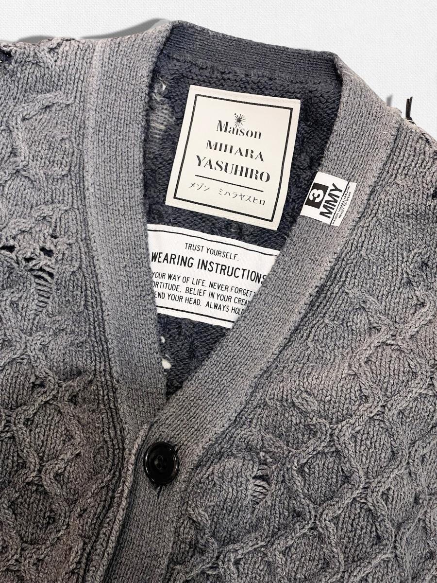 サンフェードデストロイカーディガン