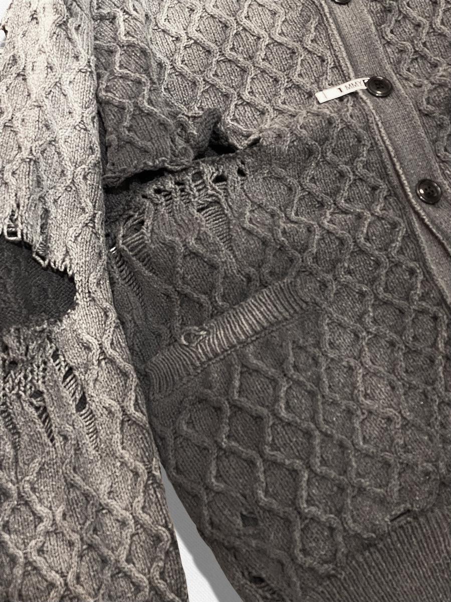 サンフェードデストロイカーディガン