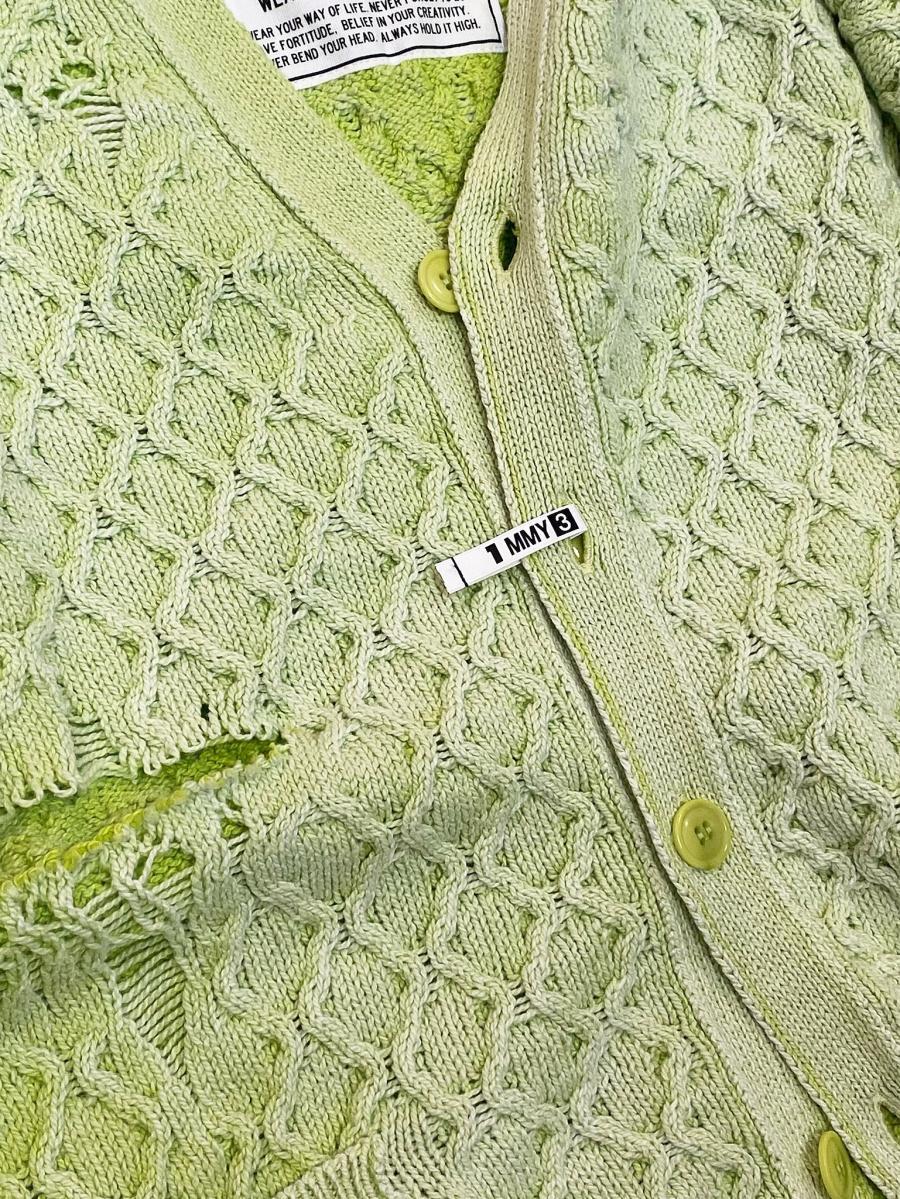 サンフェードデストロイカーディガン