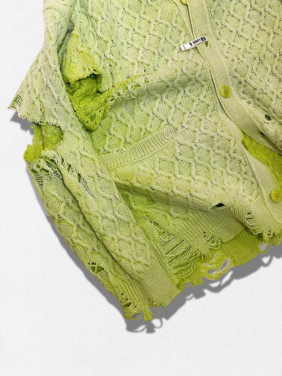 サンフェードデストロイカーディガン