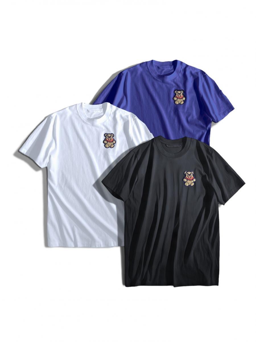 アイコンワッペン付きクルーネックTシャツ