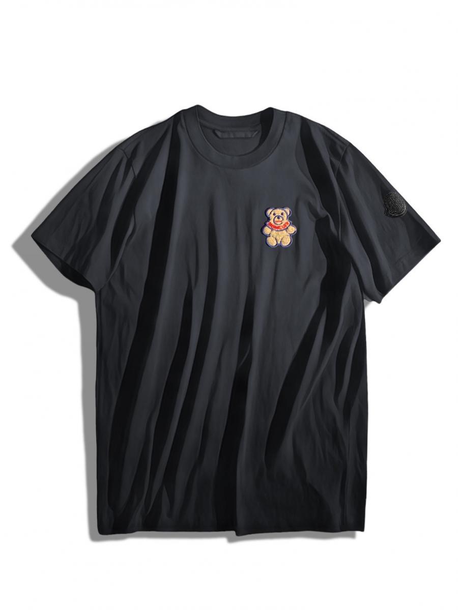 アイコンワッペン付きクルーネックTシャツ