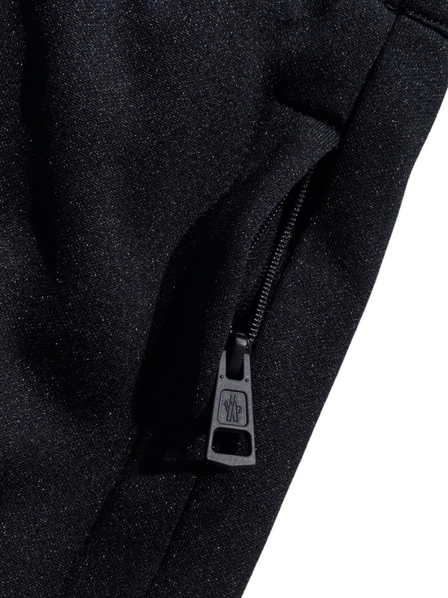 ワッペン付きジャージーリラックスパンツ