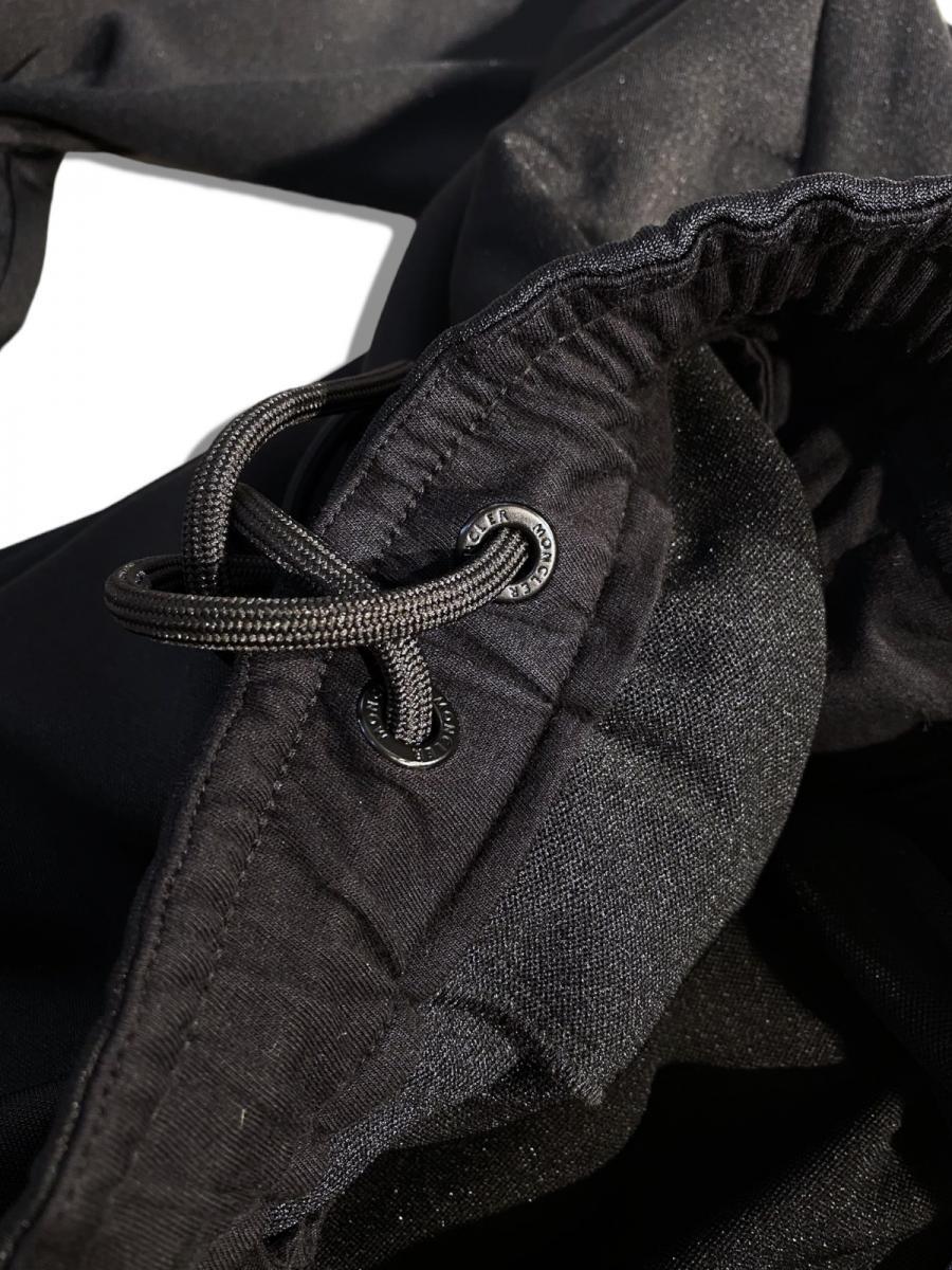 ワッペン付きジャージーリラックスパンツ