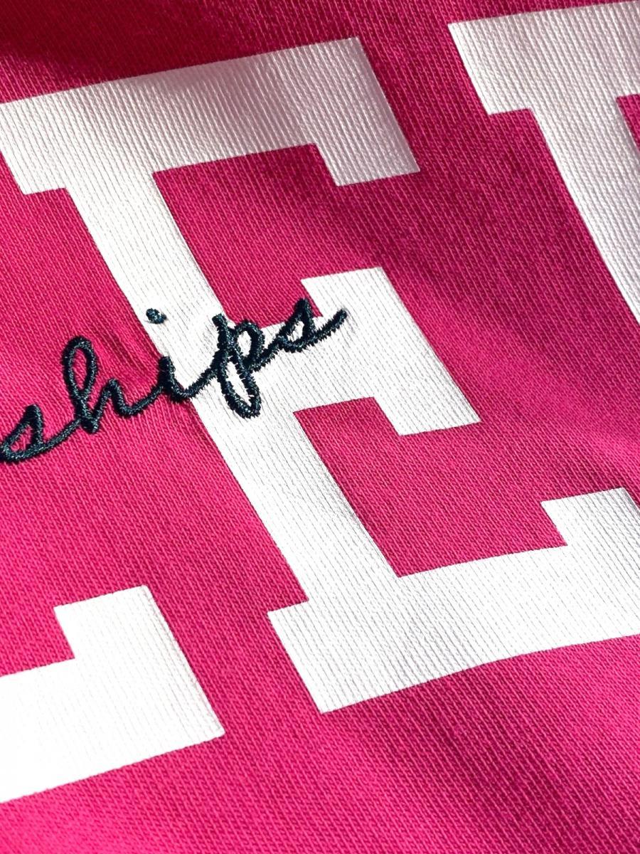 ロゴプリントクルーネックTシャツ