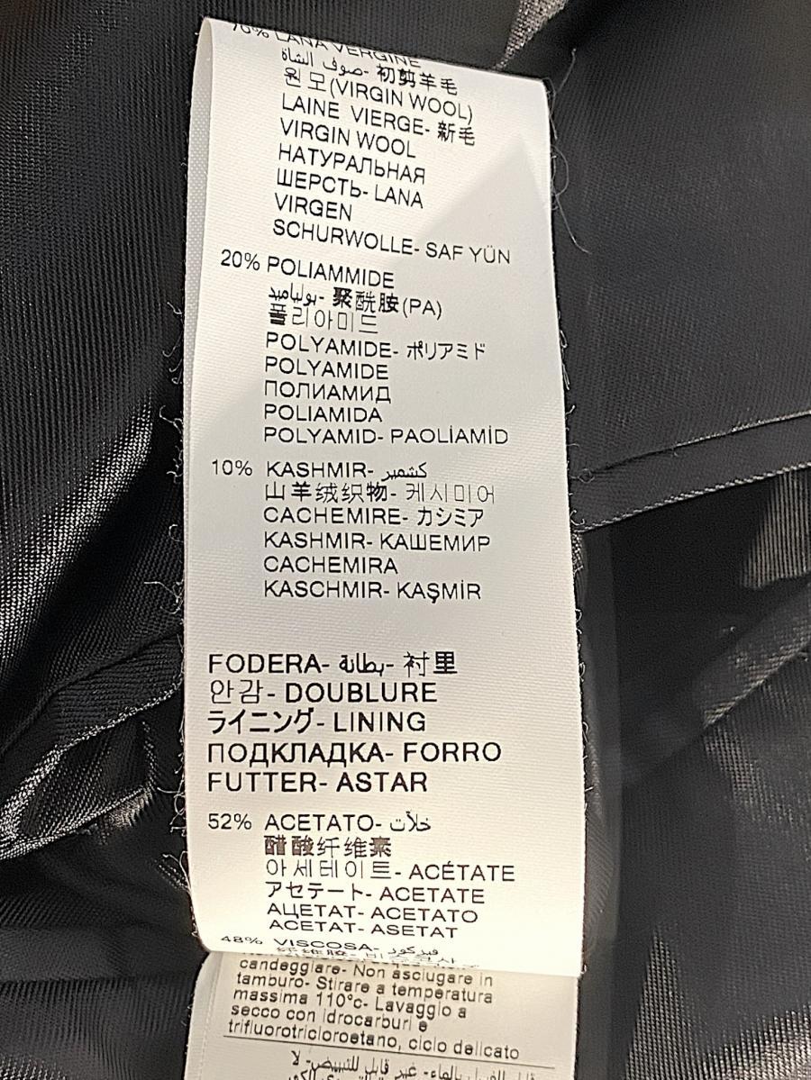 カシミヤ混ウールダブルコート