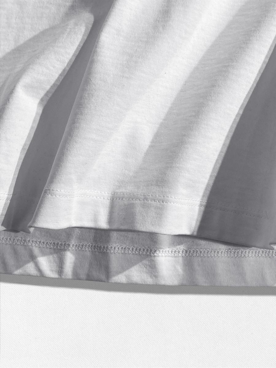 ロゴデザインクルーネックTシャツ