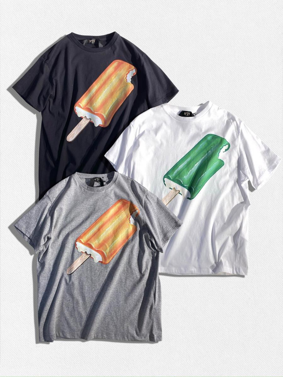 クルーネックTシャツ