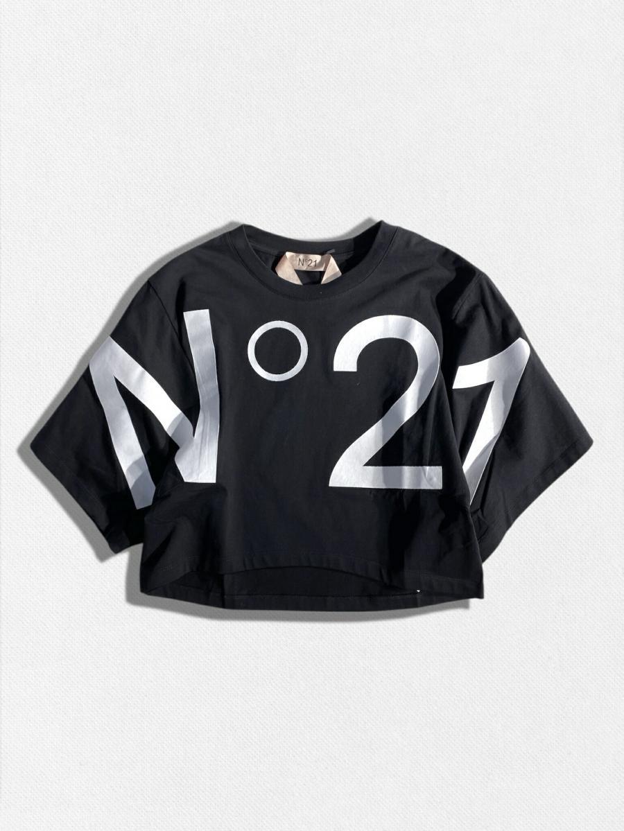 オーバーフィットクルーネックTシャツ