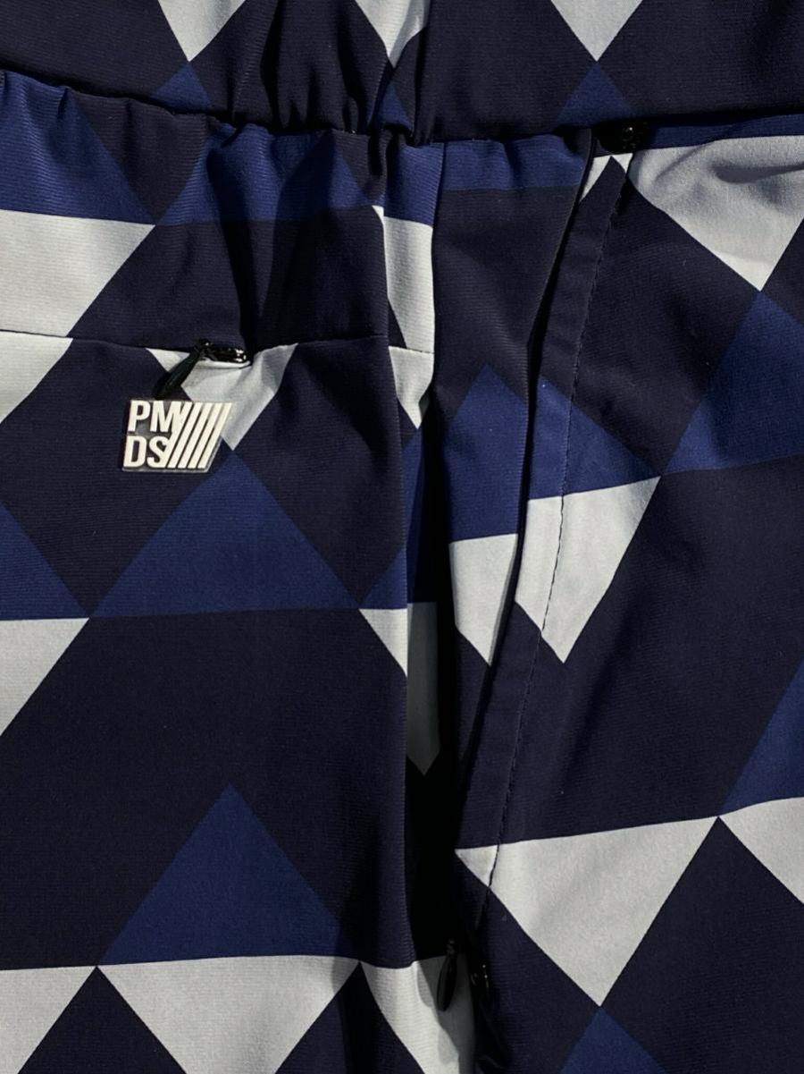 ジオメトリック柄ナイロンショートパンツ