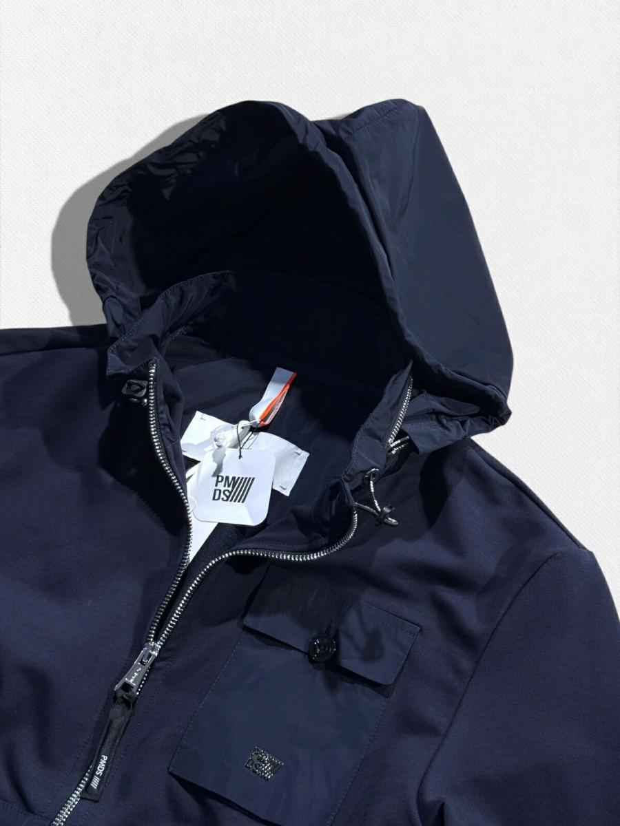 ダブルジップスウェットパーカー