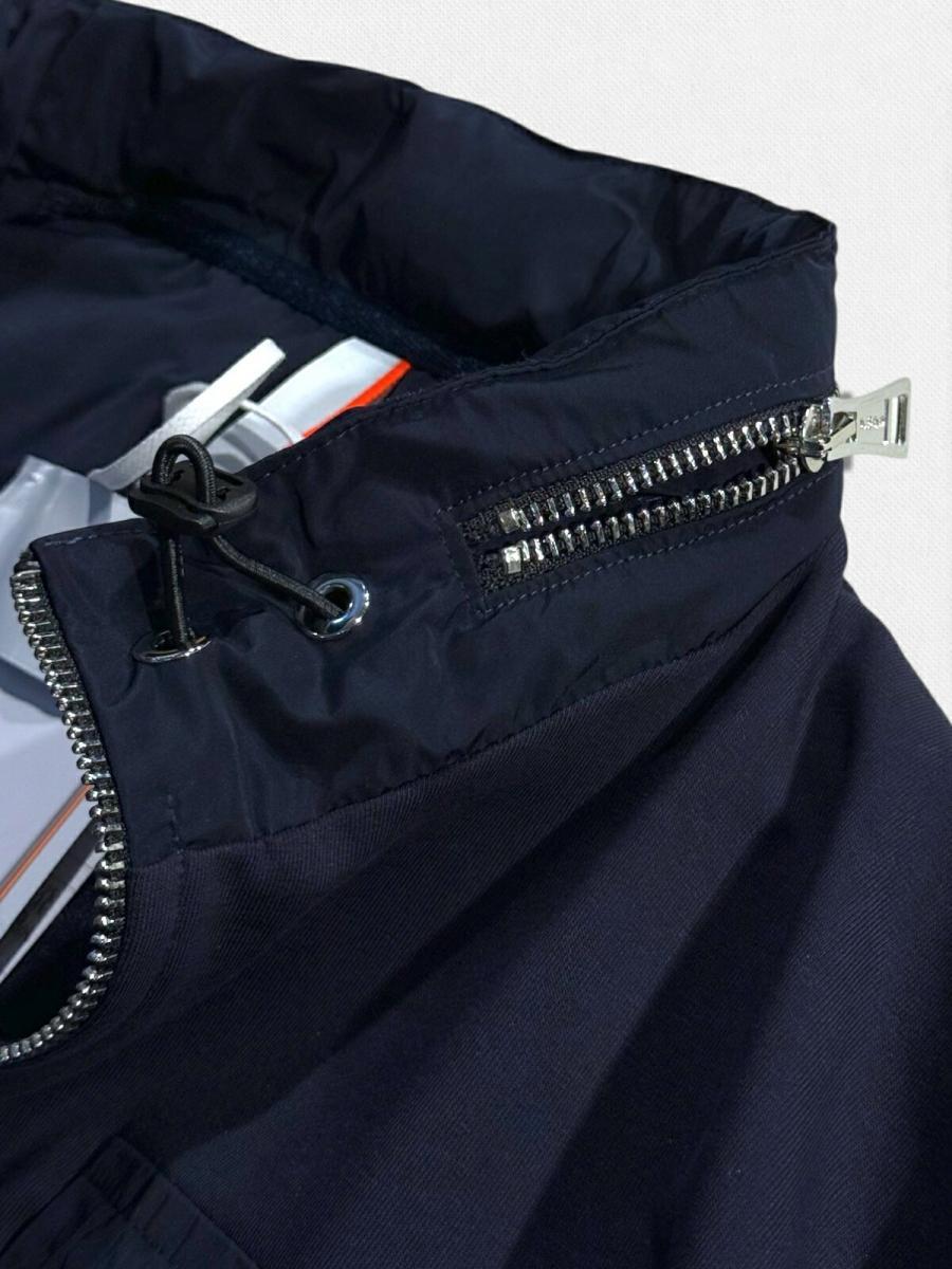 ダブルジップスウェットパーカー