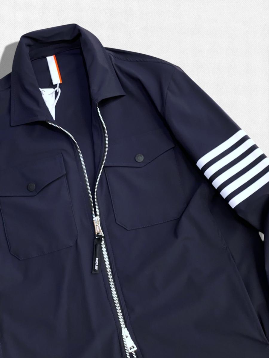 ジップアップシャツブルゾン