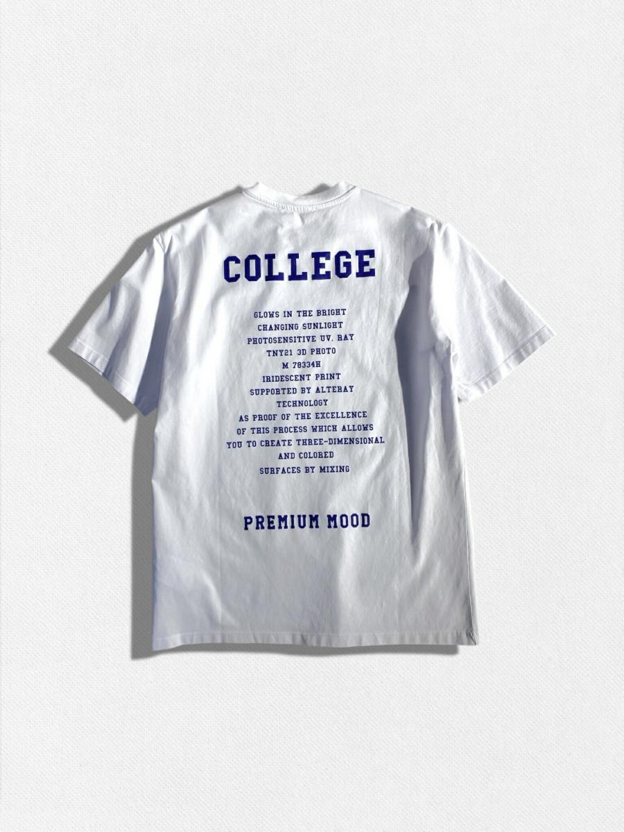 PロゴクルーネックTシャツ