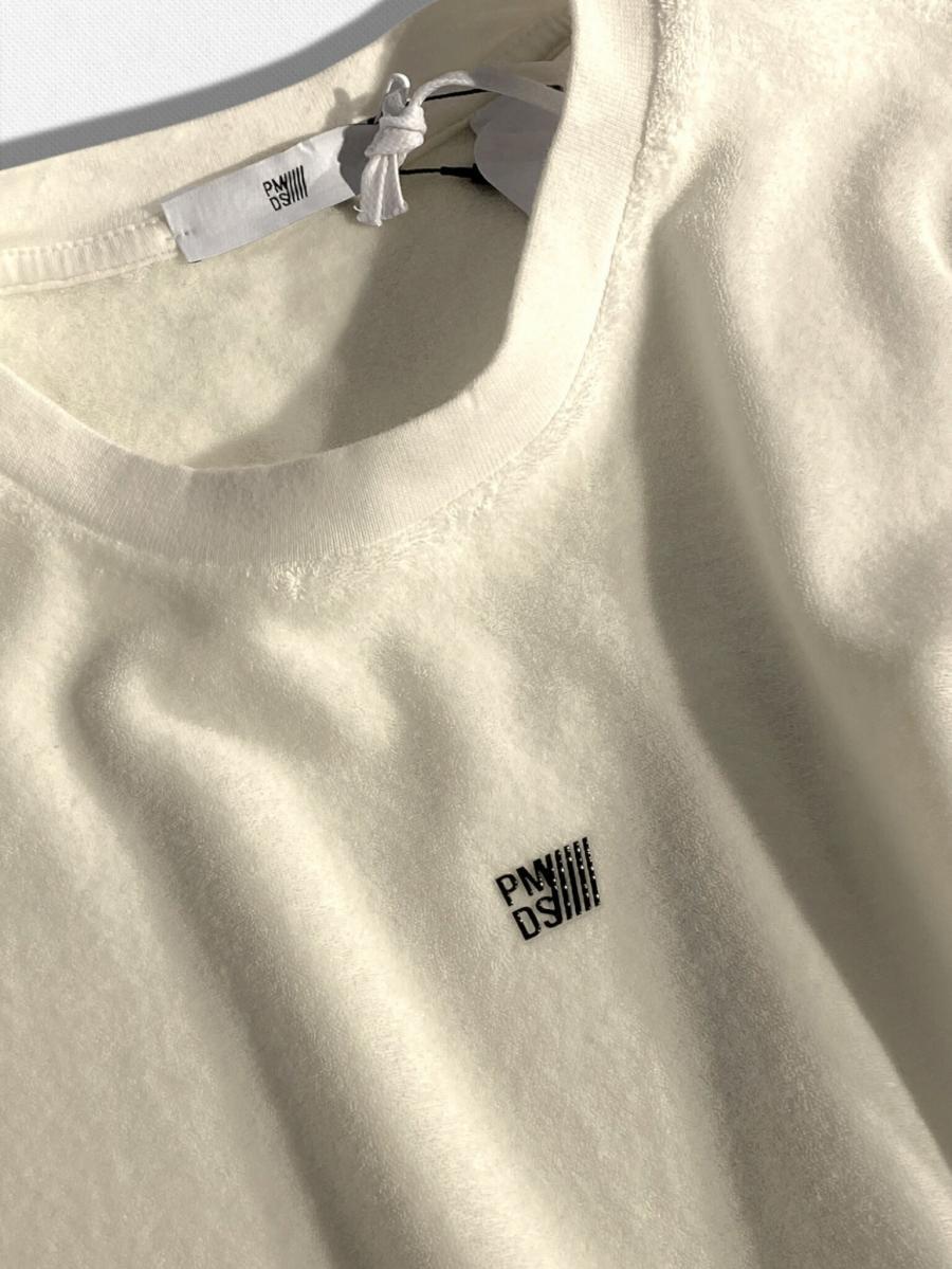 パイル地クルーネックTシャツ
