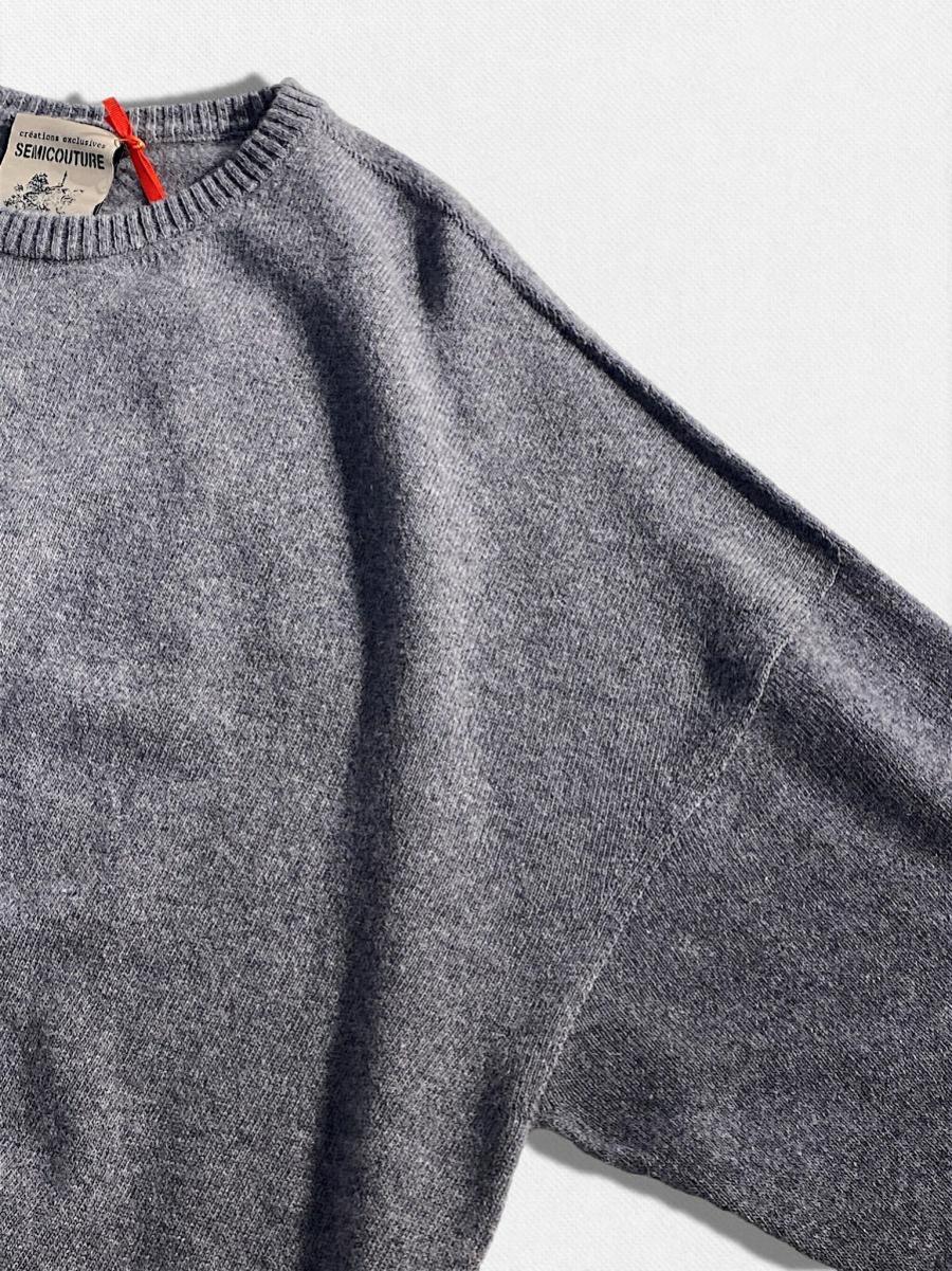 カシミア混ウールニット
