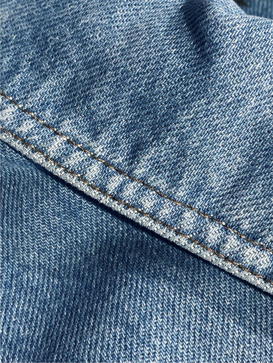 ヘンリーネックデニムシャツ