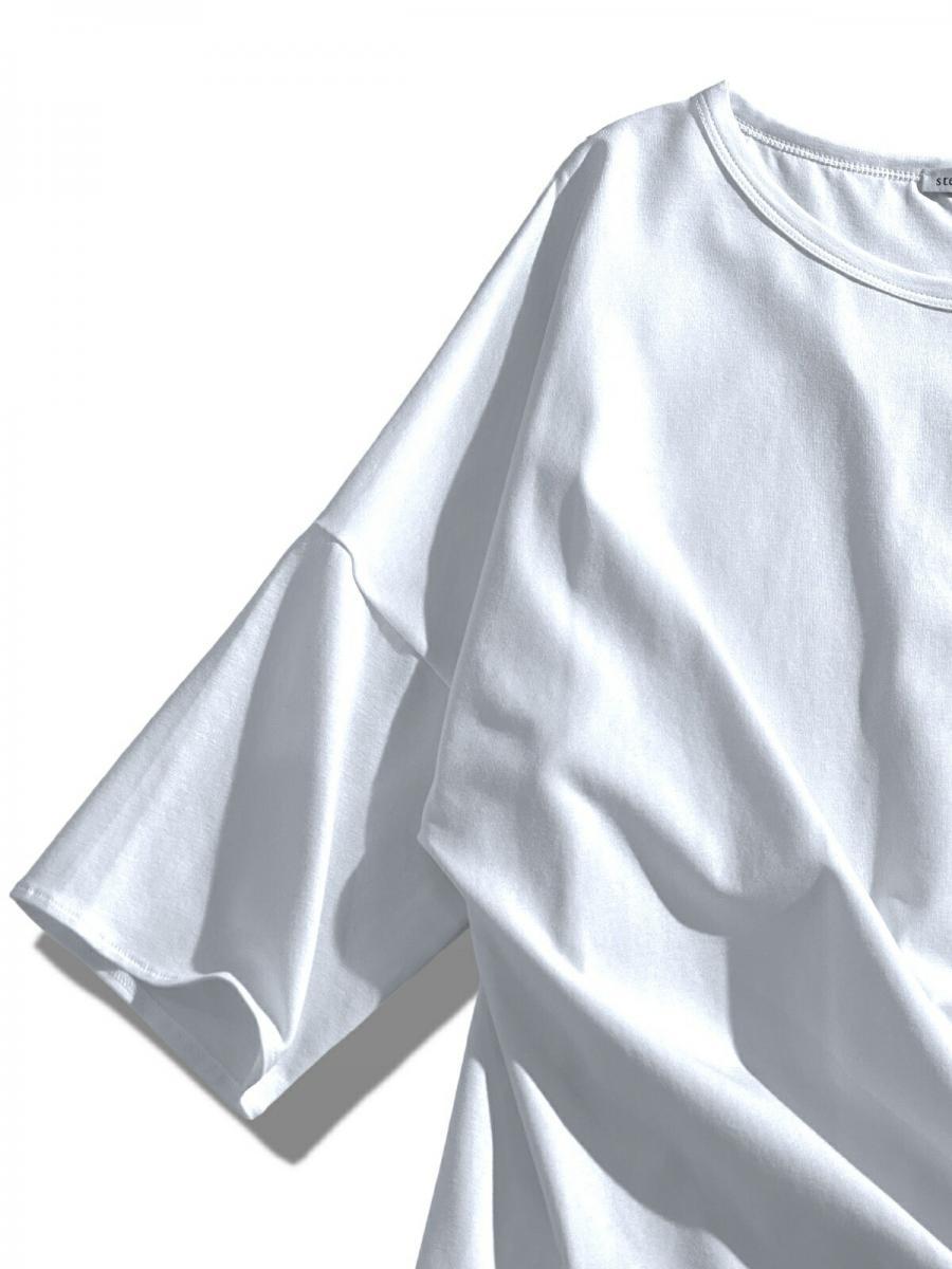 ハーフスリーブクルーネックTシャツ