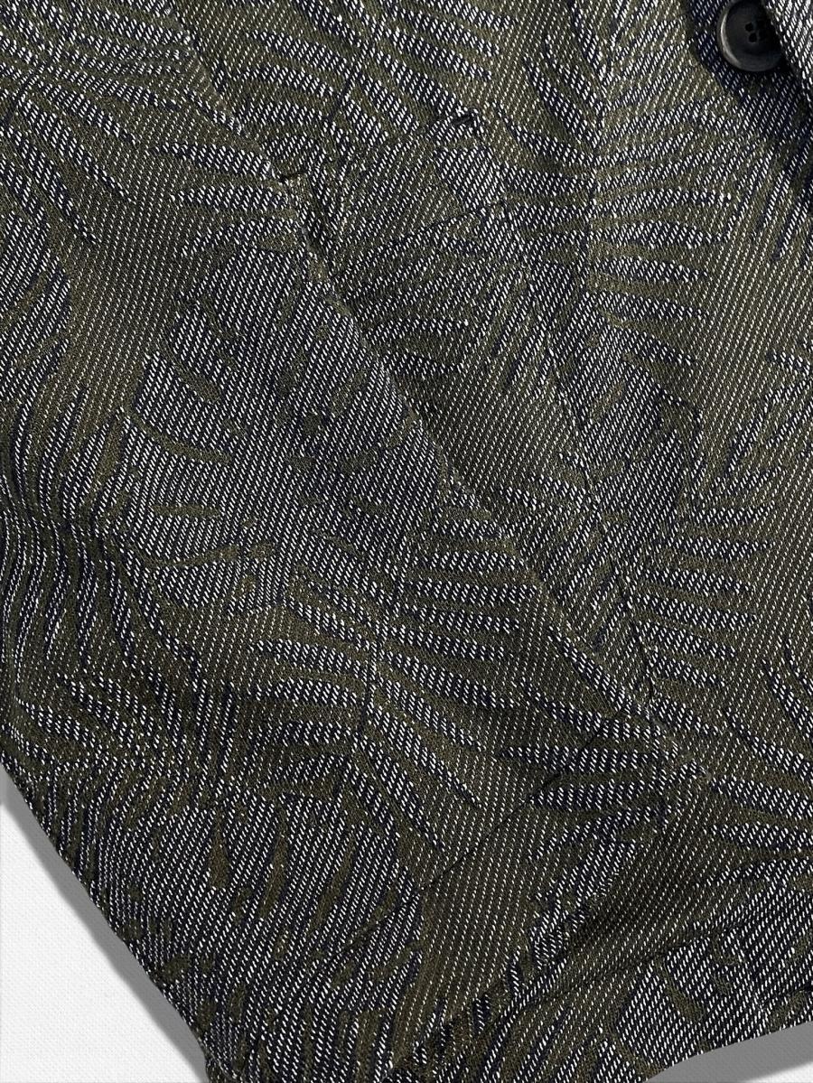 ボタニカル柄テーラードジャケット