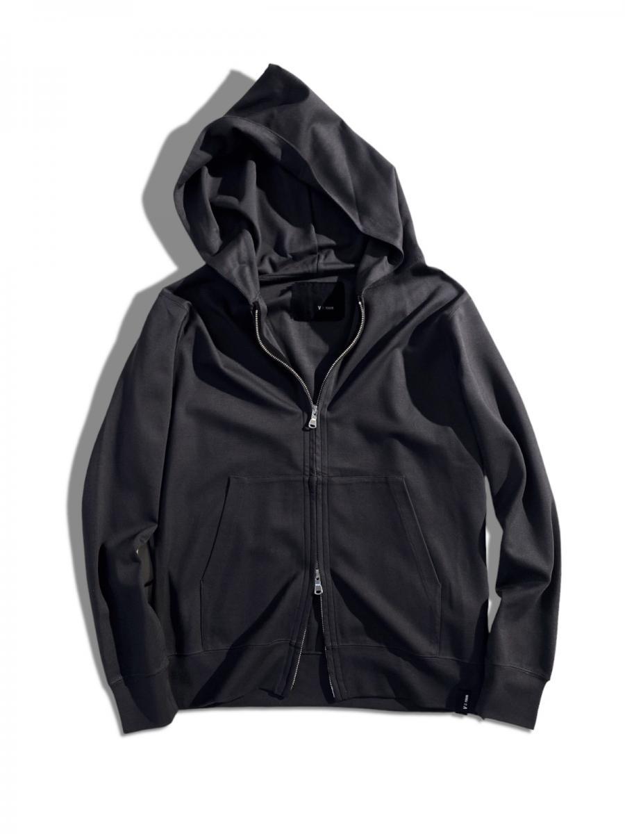 ロングスリーブダブルジップパーカー