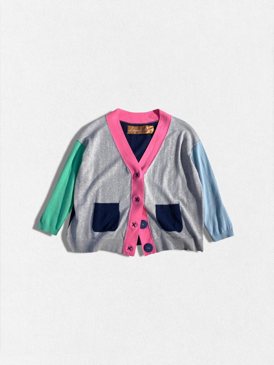 サイドポケットニットカーディガン