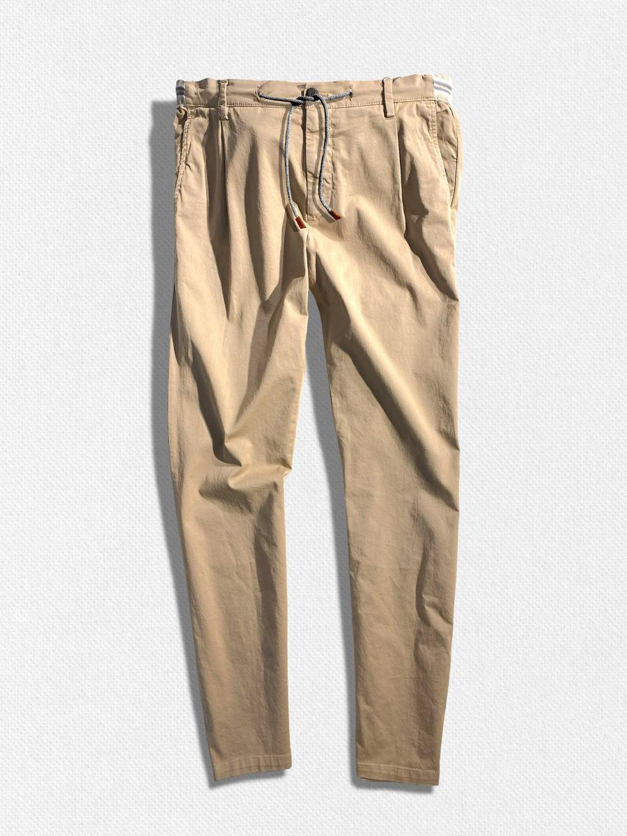 コットンテーパードパンツ