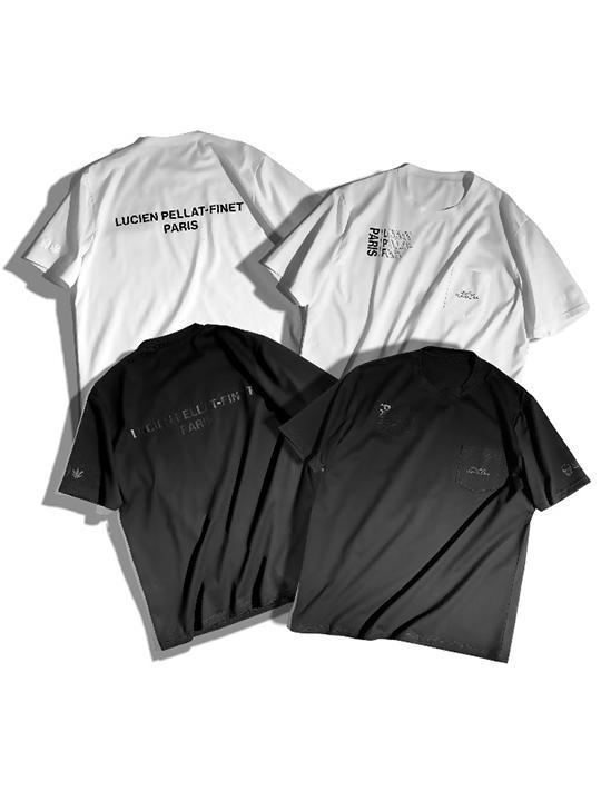 コラボ胸ポケット付Tシャツ