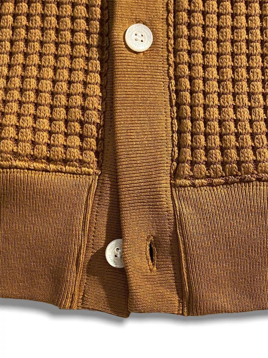 ビッグワッフルカーディガン