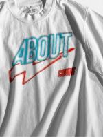 ロゴプリントクルーネックTシャツ