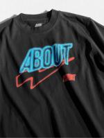ロゴプリントクルーネックTシャツ