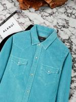 ベルベットコーデュロイシャツ