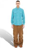 ベルベットコーデュロイシャツ